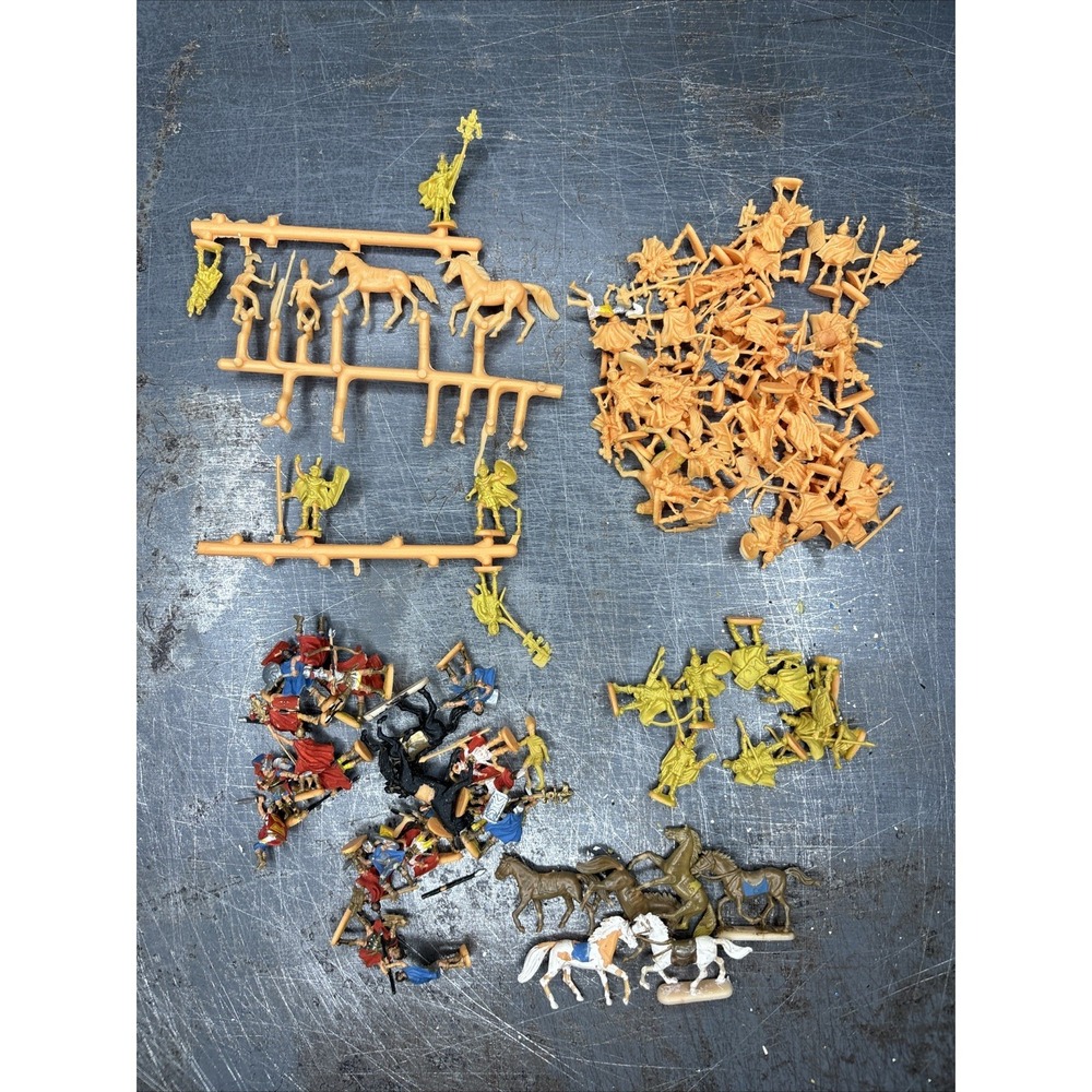 Atlantic 1/72 Roman Noble Army Knights Horses Soldiers Mixed Large Lot